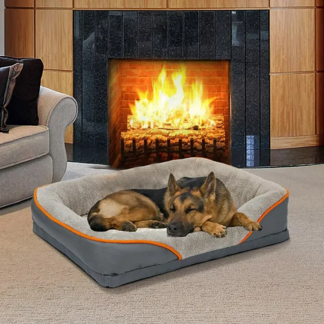 Heavy Duty Orthopedic Dog Bed with Waterproof Cover and Foam Support