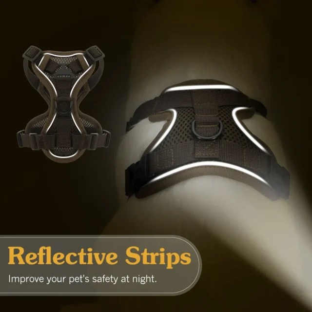 VavoPaw Adjustable Cat Harness and Leash Set with Reflective Strips - Image 3