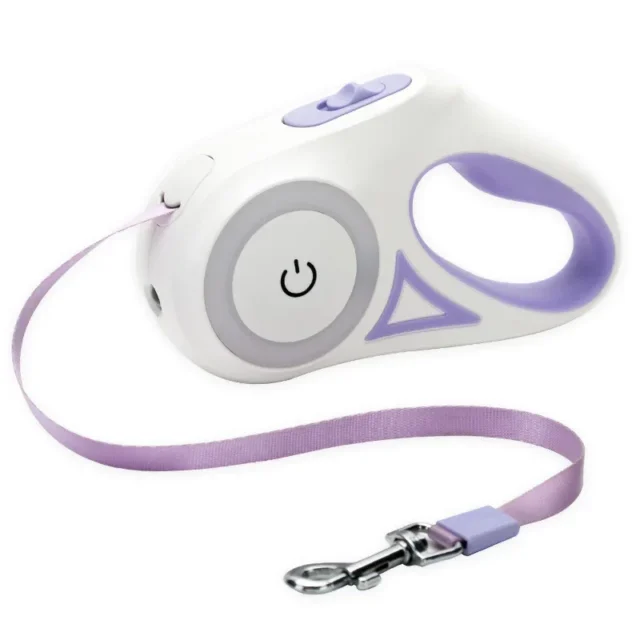 Streamer LED Retractable Dog Leash with Auto-Locking System - Image 6